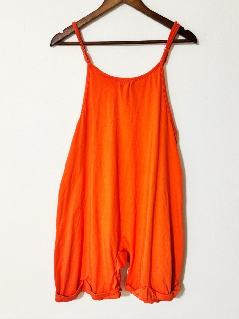 C & V Orange Sleeveless romper small - Picture 4 of 4